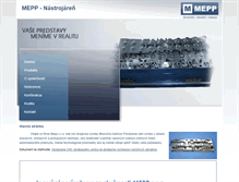 Tablet Screenshot of mepp.sk